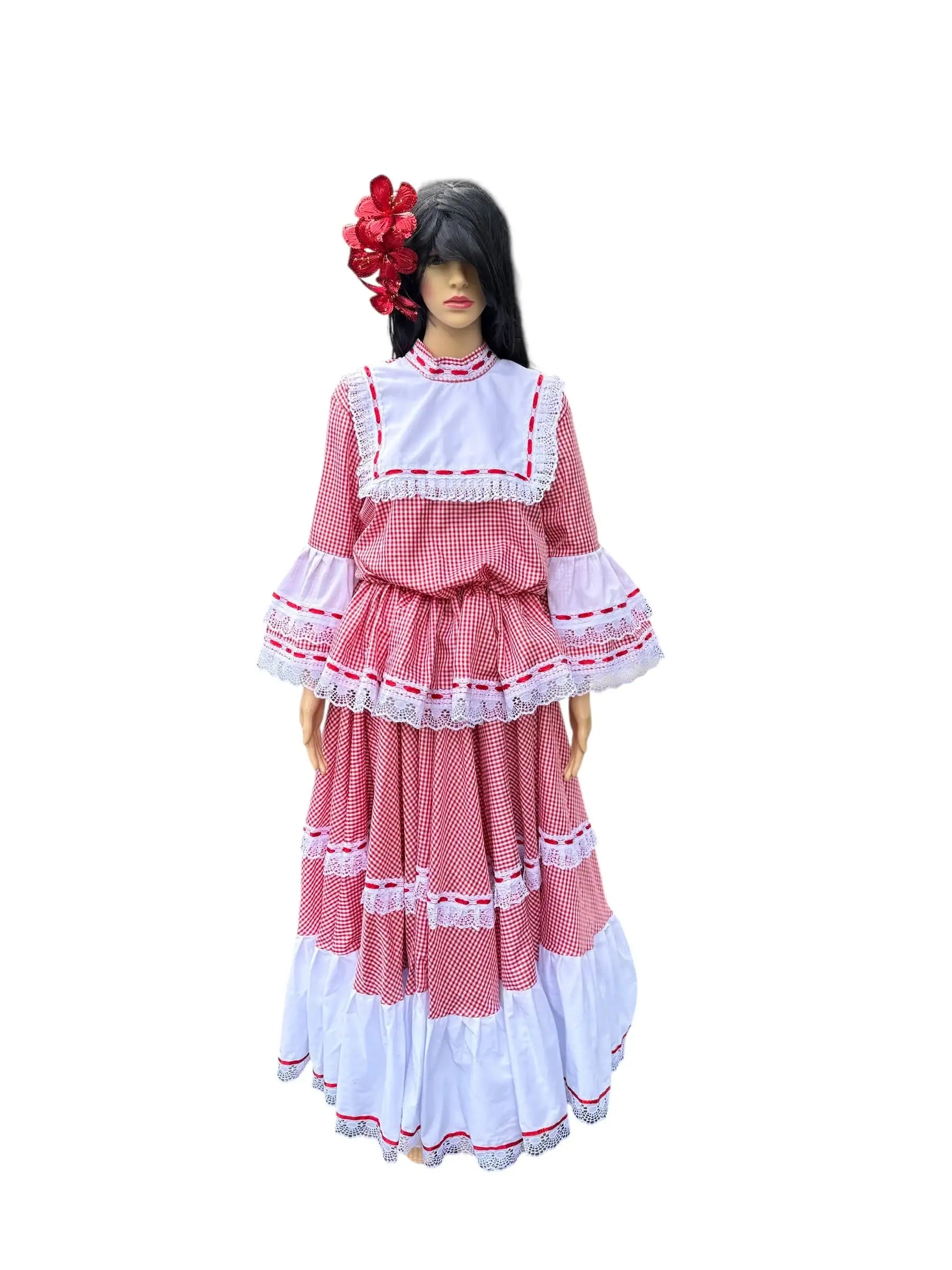 Handmade Colombian Cumbia Dance Dress – VivianFongDesignsLLC