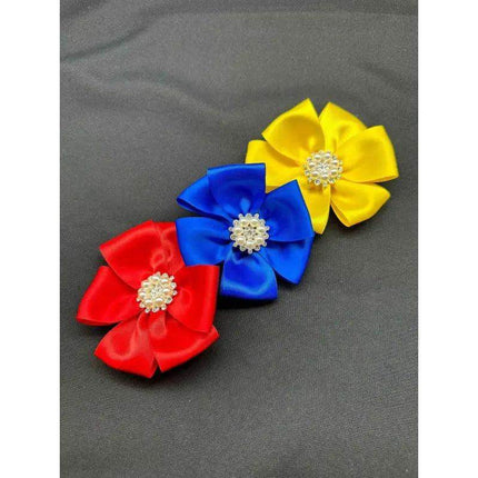 3-Piece Hair Clips Set with Pearls and Rhinestones - VivianFongDesignsLLC