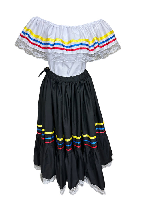 Robe traditionnelle colombienne style campesina