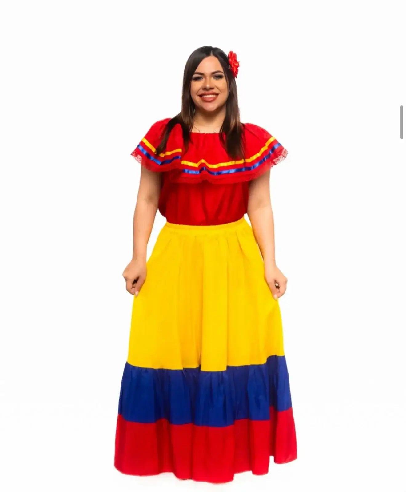 Ecuador Traditional Women Casual Dress XL Ecuador Traditional Women Casual Dress XL