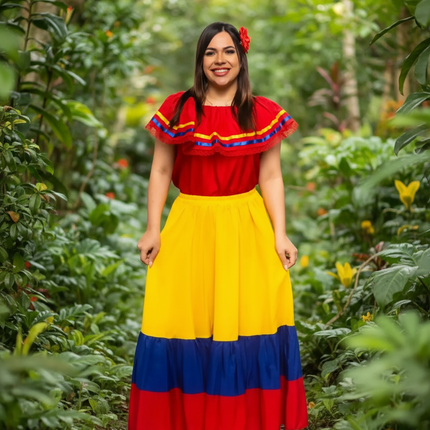 Ecuador Traditional Women Fiesta Dress