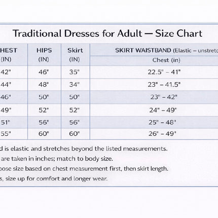 Colombian Traditional Tri-Color Dress for Women