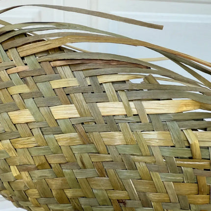 Dominican Traditional Pava Hat with Blue Scarf