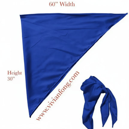 Dominican Traditional Pava Hat with Blue Scarf