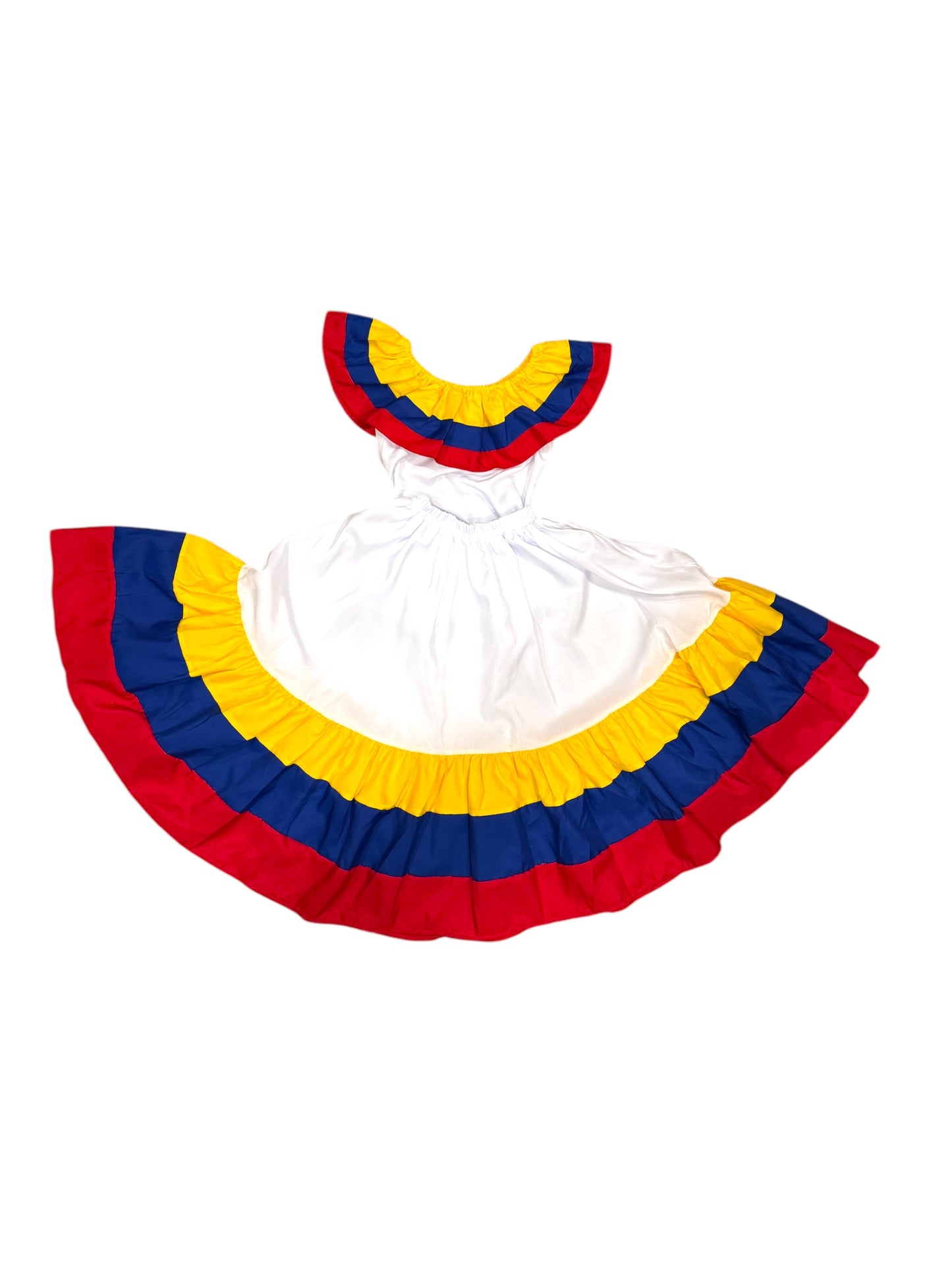 Traditional Colombian Dress - White