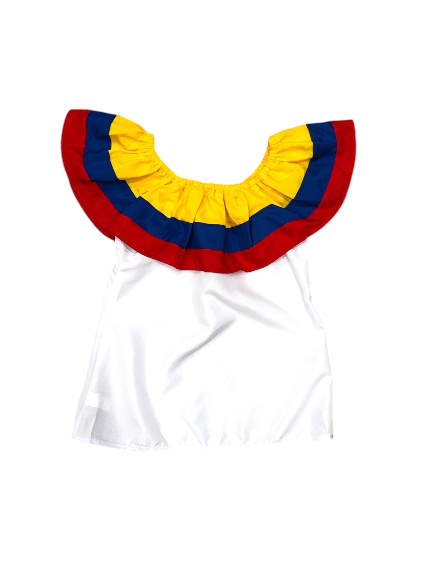 Traditional Colombian Dress - White