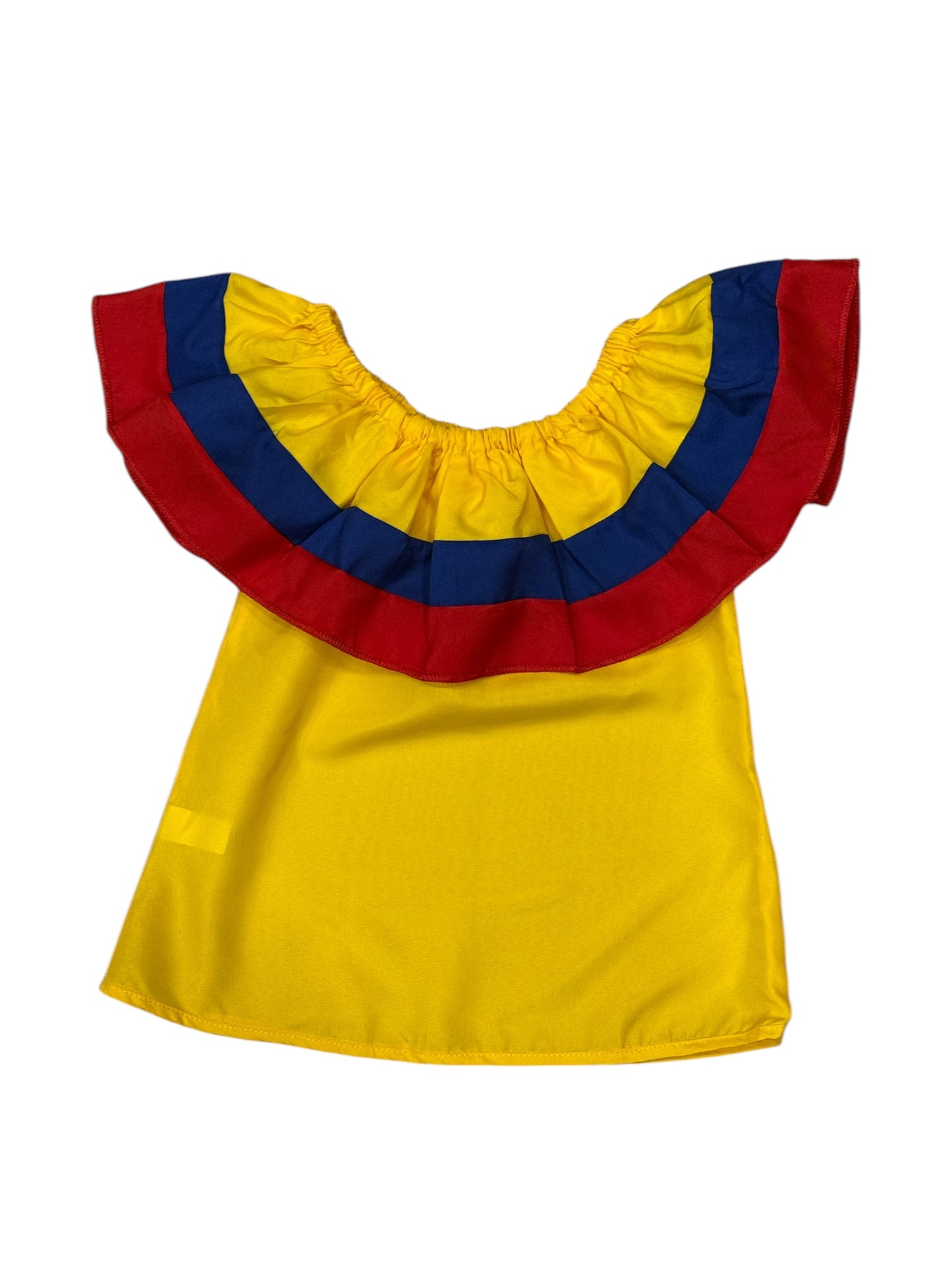 Colombian Traditional Dress Tri-color for Girl