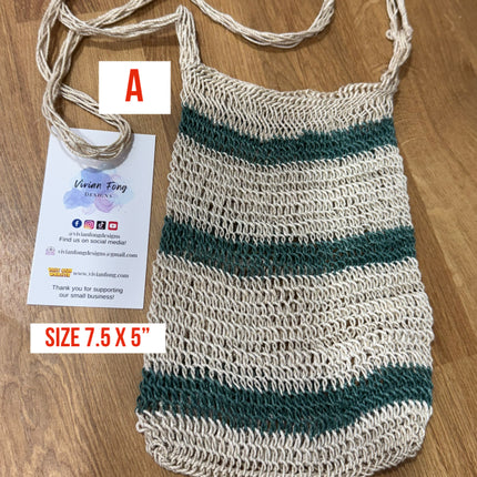 Bolso Chacara Panameño Hecho a Mano - Accesorio Folclórico Artesanal
