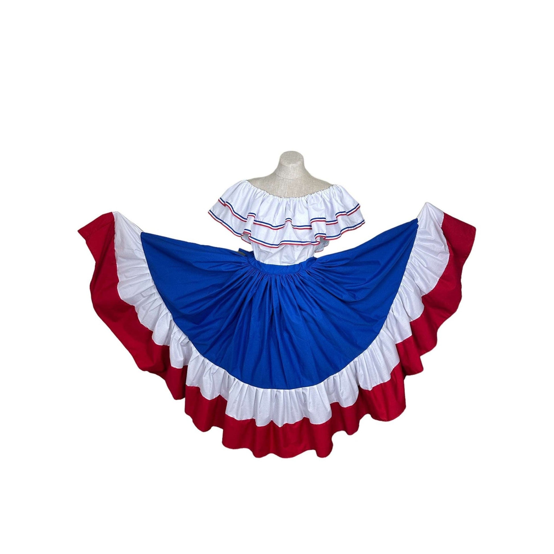 Dominican Republic Traditional Dress - Wide