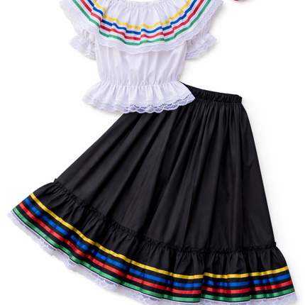 Colombian Traditional Campesina Dress for Girls