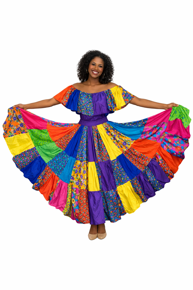 Robe panaméenne Pollera Congo