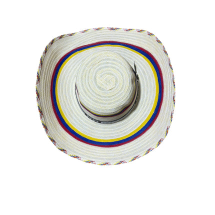 Colombian Vueltiao Hat for Adults - Polyester