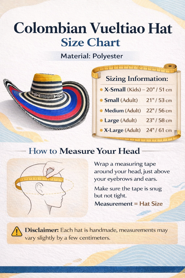 Colombian Vueltiao Hat Polyester