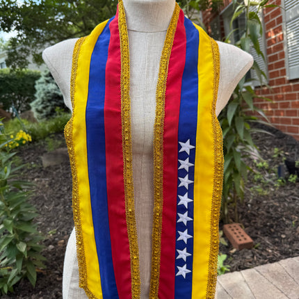 Venezuela Hat and Sash Set Unisex - VivianFongDesignsLLC