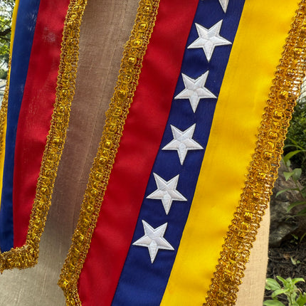 Venezuela Hat and Sash Set Unisex - VivianFongDesignsLLC