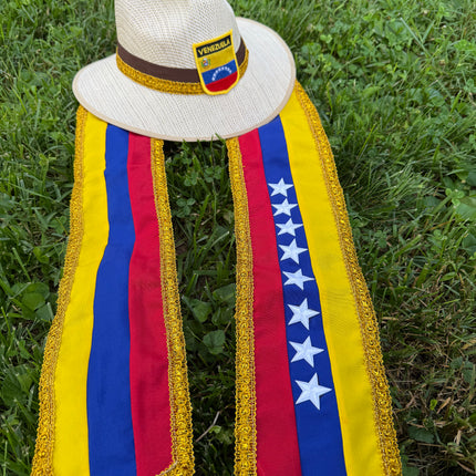 Venezuela Hat and Sash Set Unisex - VivianFongDesignsLLC