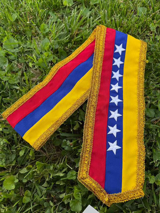 Venezuela Hat and Sash Set Unisex - VivianFongDesignsLLC