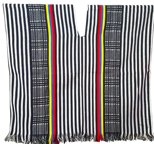 Colombian Costeño Poncho - Authentic Handmade Unisex Cape - VivianFongDesignsLLC