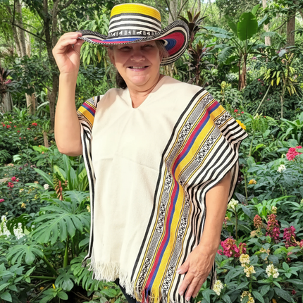 Colombian Vueltiao Hat for Adult Polyester