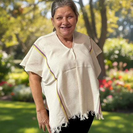 Colombian Classic Poncho – Authentic Handmade Everyday Cape