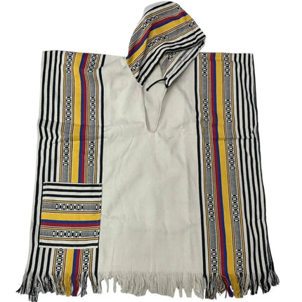 Colombian Capote Poncho – Authentic Handmade Cape with Hoodie - VivianFongDesignsLLC