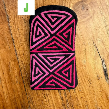 Authentic Handmade Panamanian Mola Glasses Case - VivianFongDesignsLLC