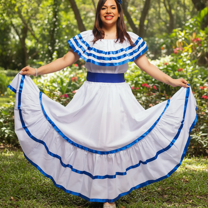 Nicaragua Traditional Women Fiesta Dress