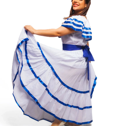 Nicaragua Traditional Women Fiesta Dress - VivianFongDesignsLLC