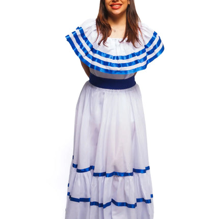 Nicaragua Traditional Women Fiesta Dress - VivianFongDesignsLLC