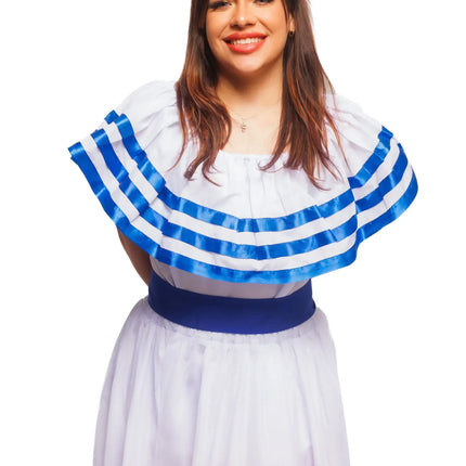 Nicaragua Traditional Women Fiesta Dress - VivianFongDesignsLLC