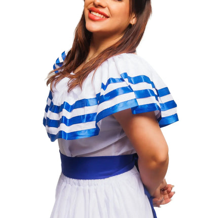 Nicaragua Traditional Women Fiesta Dress - VivianFongDesignsLLC