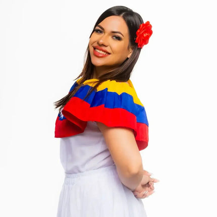 Venezuelan Traditional Women Fiesta Dress - VivianFongDesignsLLC