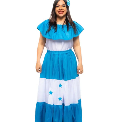 Honduras Traditional Women Fiesta Dress - VivianFongDesignsLLC