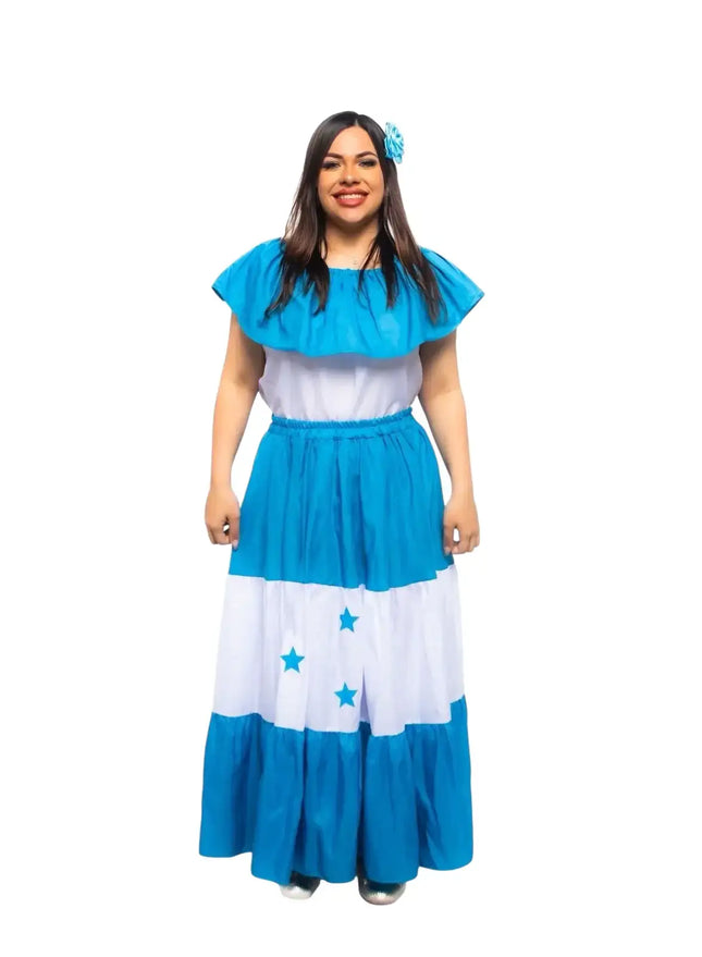 Honduras Traditional Women Fiesta Dress - VivianFongDesignsLLC