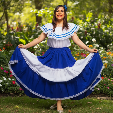 Salvadoran Traditional Women Fiesta Dress El Salvador