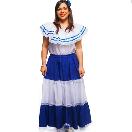Salvadoran Traditional Women Fiesta Dress - VivianFongDesignsLLC