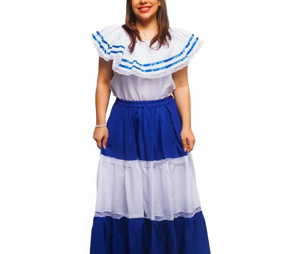 Salvadoran Traditional Women Fiesta Dress El Salvador