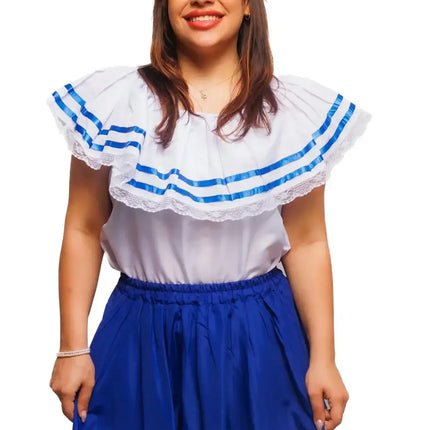 Salvadoran Traditional Women Fiesta Dress - VivianFongDesignsLLC