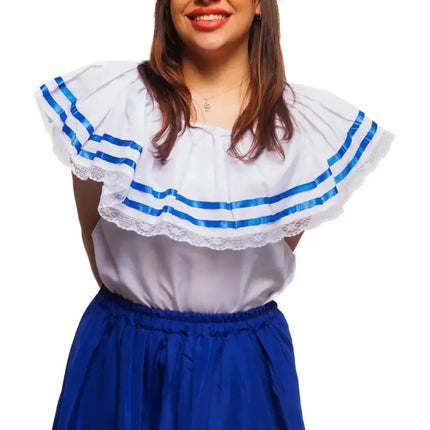 Salvadoran Traditional Women Fiesta Dress - VivianFongDesignsLLC
