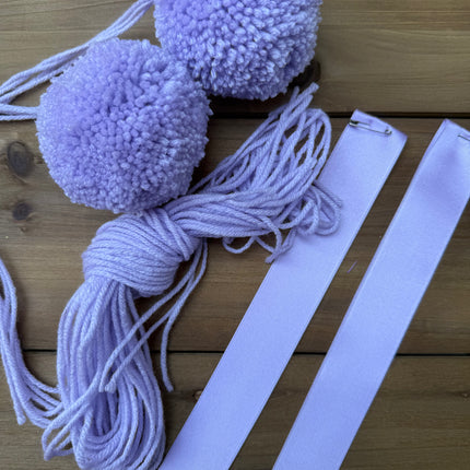 Handmade PomPom (Mota) Yarn Set for Panamanian Pollera - VivianFongDesignsLLC