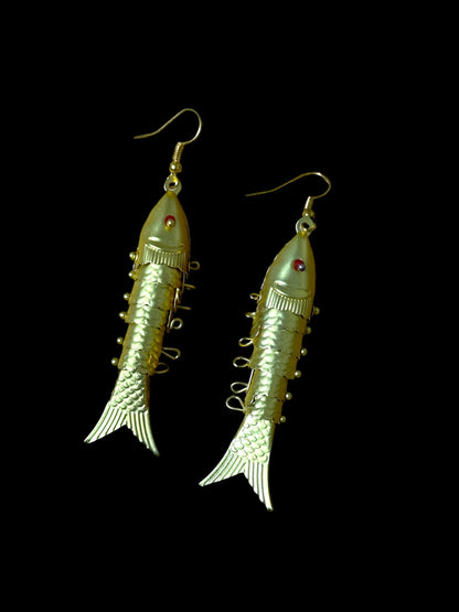 Pescadito For Panamanian Pollera, Panamanian Earring Stainless Steel