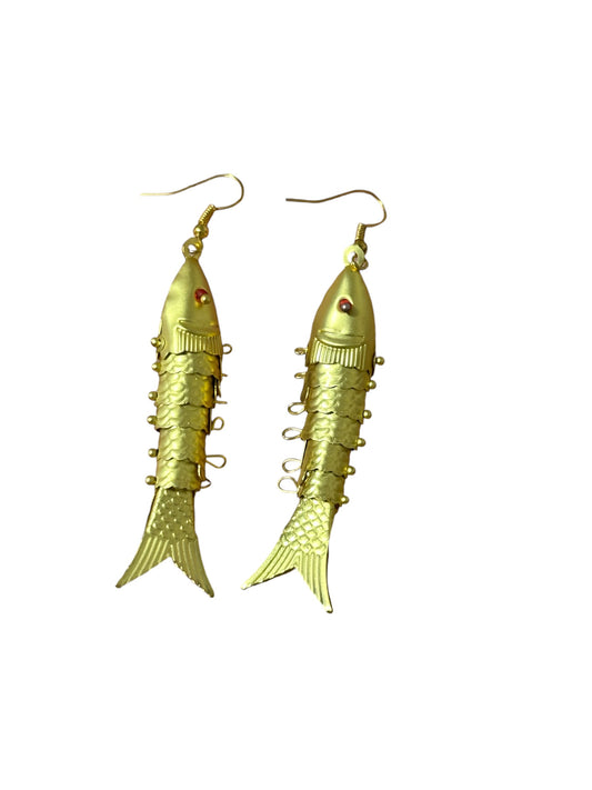 Pescadito For Panamanian Pollera, Panamanian Earring Stainless Steel