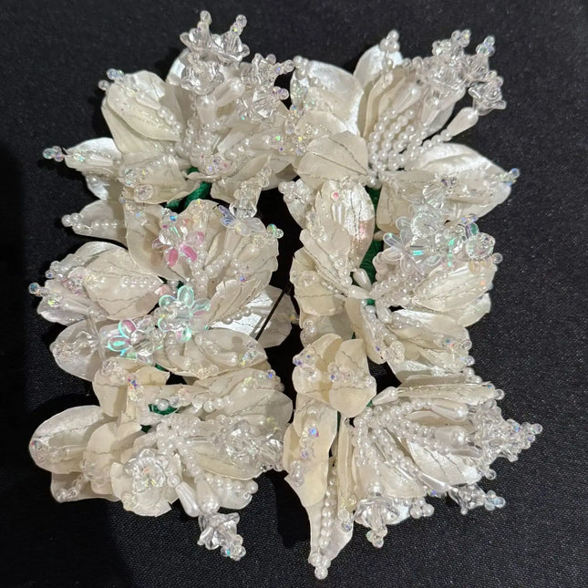 Tembleques Escama de Pescado Flower - VivianFongDesignsLLC