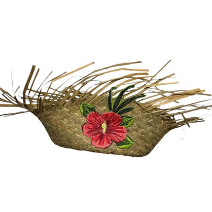Puerto Rican Pava with Hibiscus Maga Flower