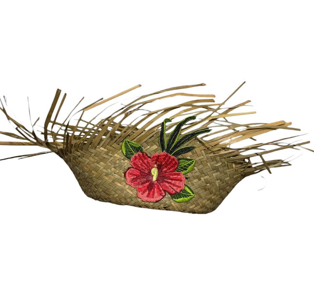 Puerto Rican Pava with Hibiscus Maga Flower