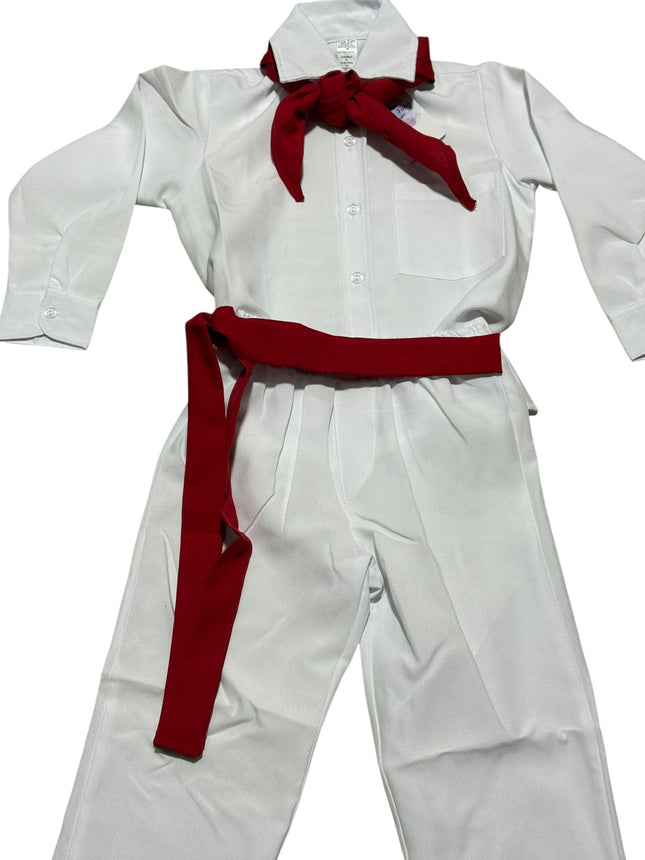 Colombian Dress 5pc Set for Boys with Sombrero Vueltiao [Niño] - VivianFongDesignsLLC