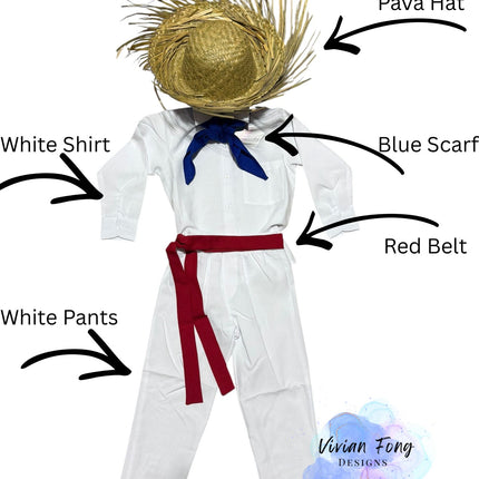 Dominican Republic Dress 5pc Set for Boys [Niño]