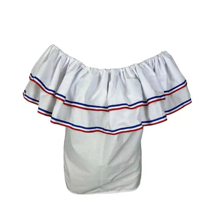 Robe large dansante des Caraïbes – Mélange de poly/coton Dacron de qualité supérieure [dominicain, portoricain]