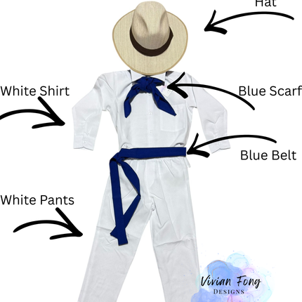 El Salvador Dress 5pc Set for Boys [Boy]