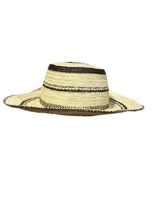 Authentic Handmade Sombrero Pintado Panamanian Hat - Size 23” - VivianFongDesignsLLC